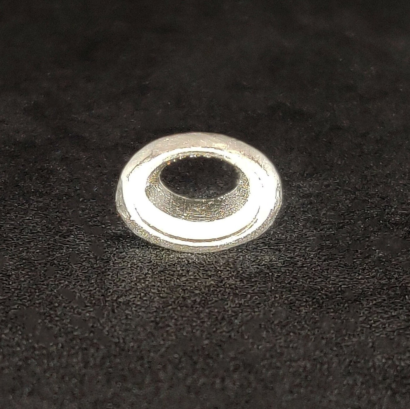 7x5mm Silver Oval Cut Gemstone Rubover Setting. Cast Recycled Silver Oval Bezel. Jewelry Making Supplies. Make Your Own Jewelry.