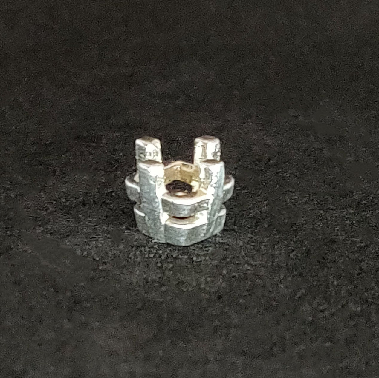 4x4mm Silver Square Gemstone Claw Setting