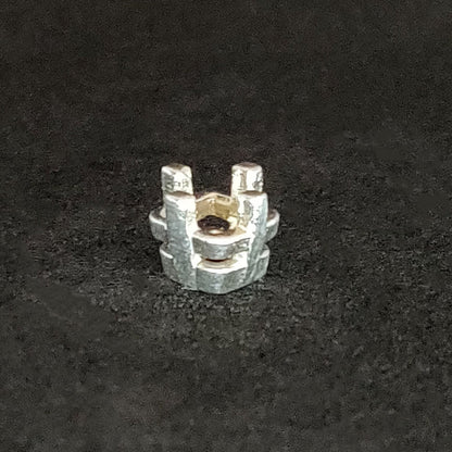 4x4mm Recycled Sterling Silver Square Gemstone Prong Setting for Jewelry Making