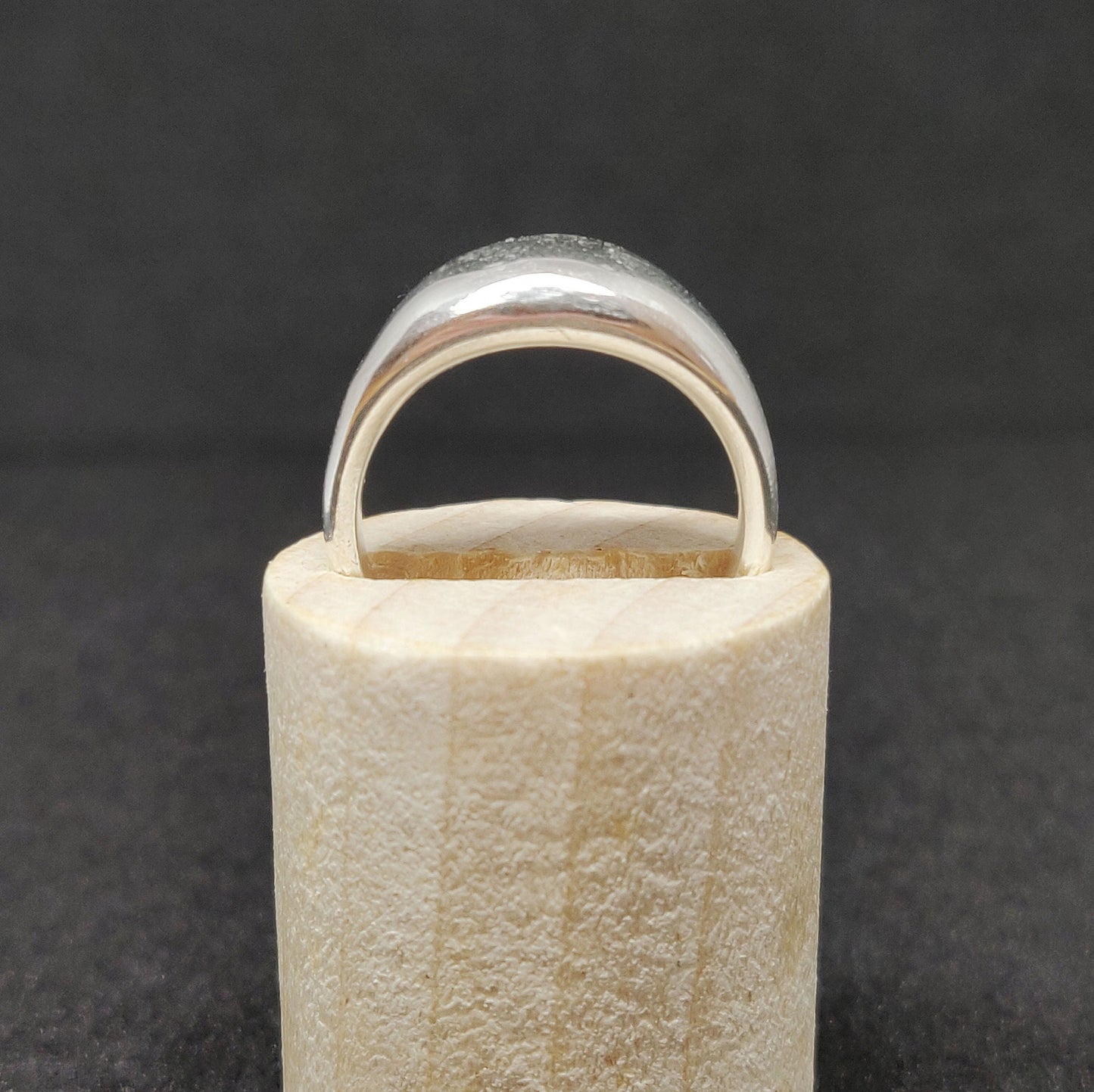 Thick Sterling or Argentium Silver Sculptured Ring Bean Blank for Jewelry Making