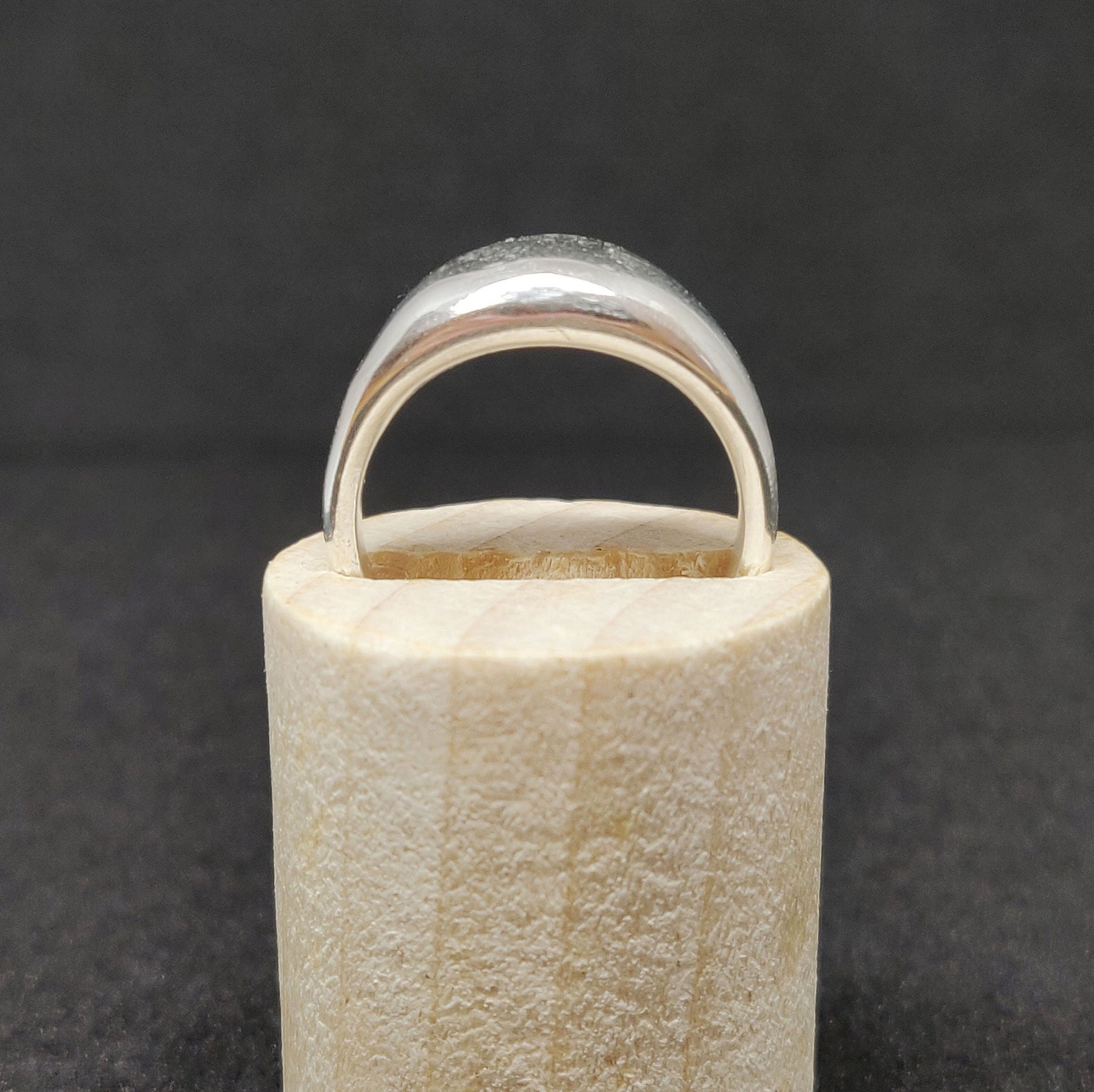 Thick Sterling or Argentium Silver Sculptured Ring Bean Blank for Jewelry Making