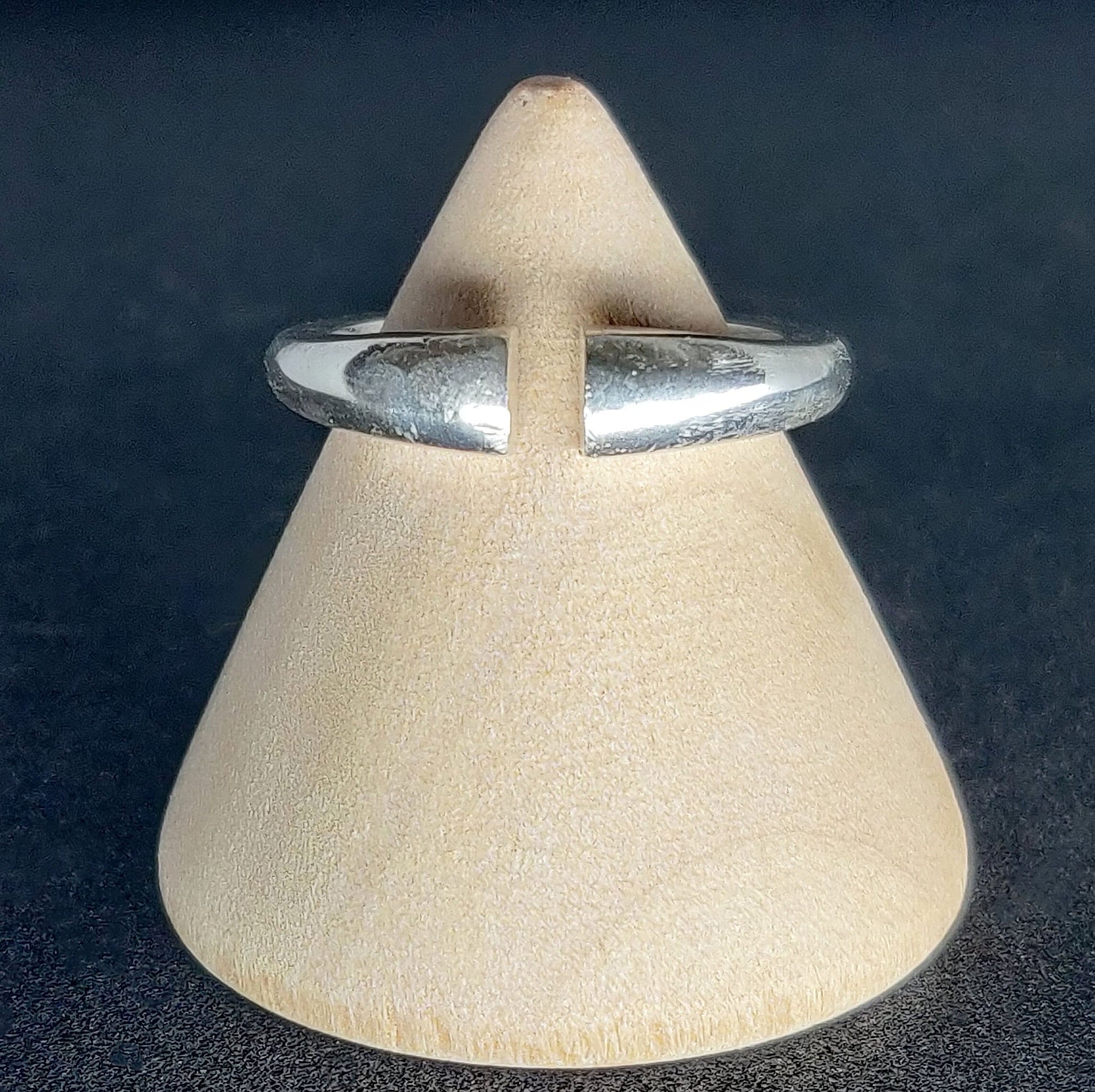 Thick Silver Omega Split Shank Ring Blank for Jewelry Making and Casting