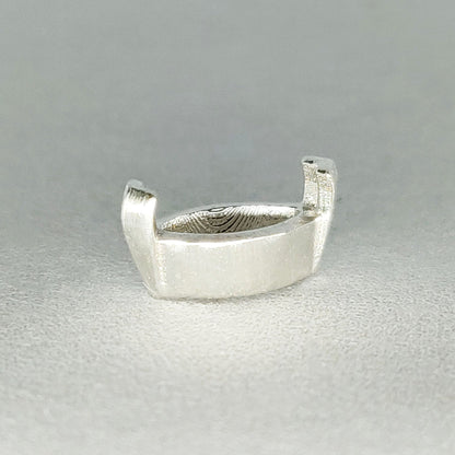8x4mm Marquise V Prong Claw Setting with Recycled Sterling Silver
