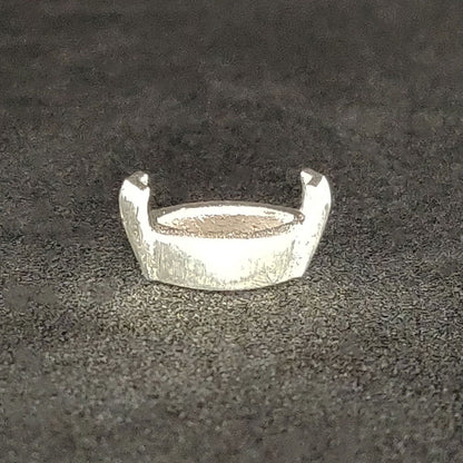 8x4mm Marquise V Prong Claw Setting with Recycled Sterling Silver
