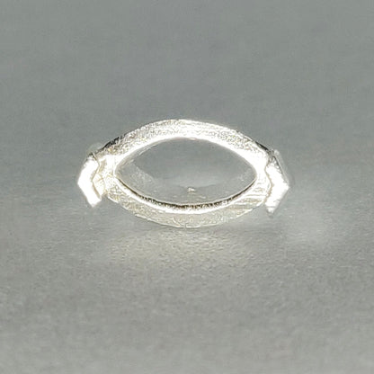 8x4mm Marquise V Prong Claw Setting with Recycled Sterling Silver