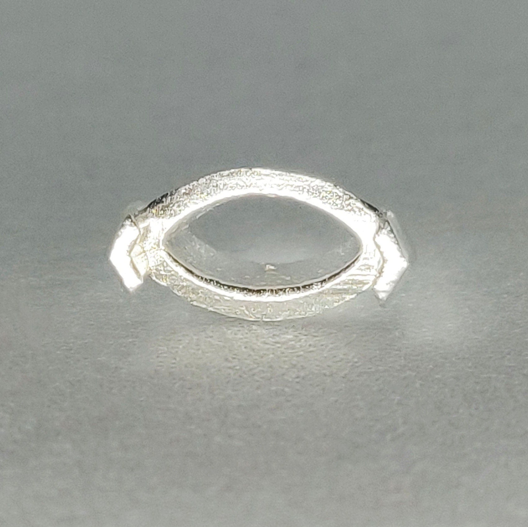 8x4mm Marquise V Prong Claw Setting with Recycled Sterling Silver