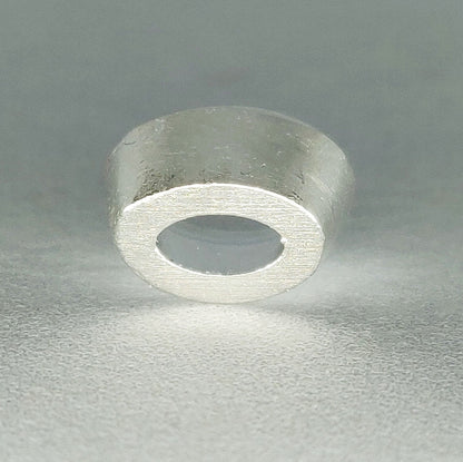 7x5mm Sterling Silver Oval Gemstone Bezel Setting, Jewelry Making