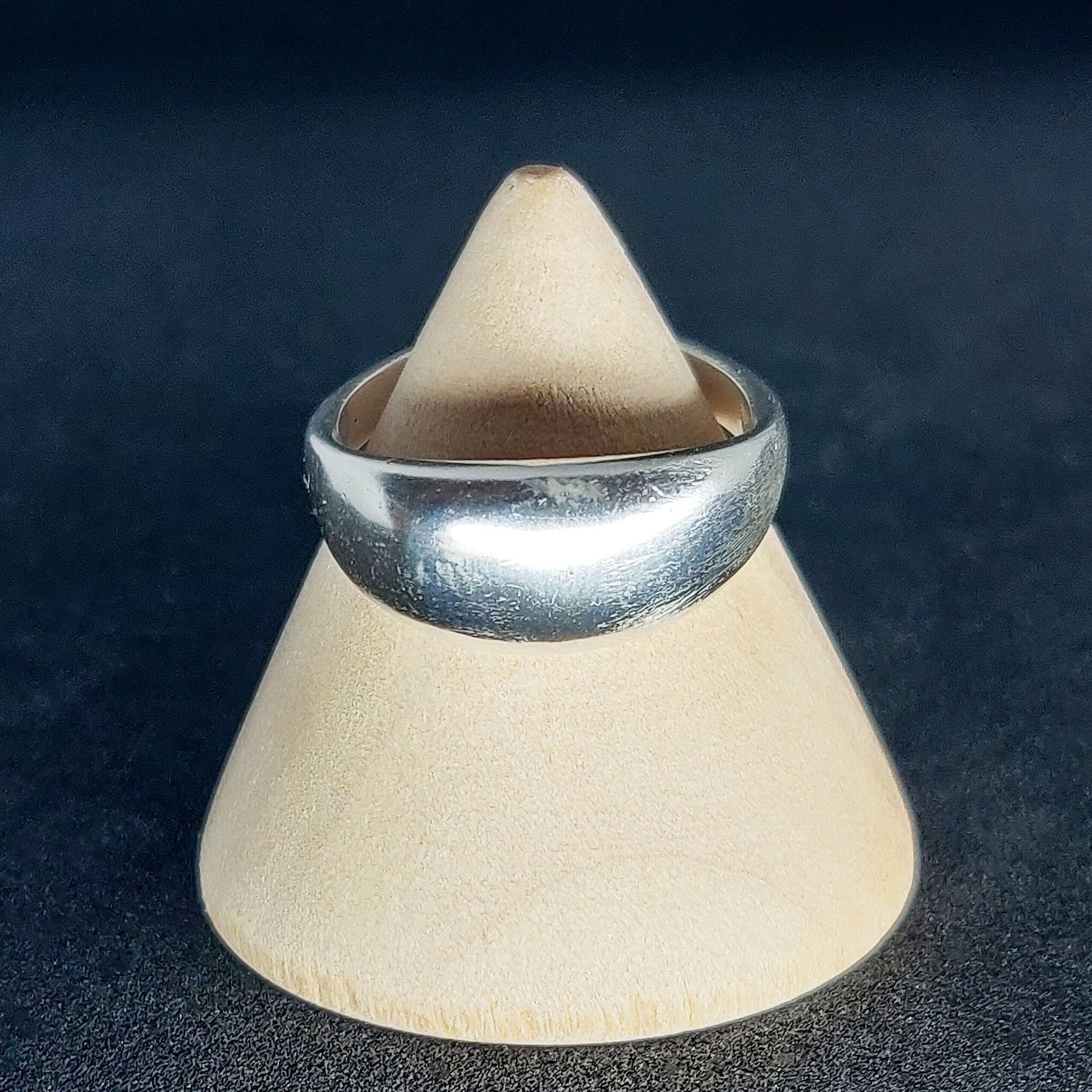 Thick Sterling or Argentium Silver Sculptured Ring Bean Blank for Jewelry Making