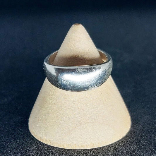 Thick Sterling or Argentium Silver Sculptured Ring Bean Blank for Jewelry Making