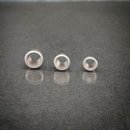 Recycled Sterling Silver 6mm Bezel Setting for Round Gemstone