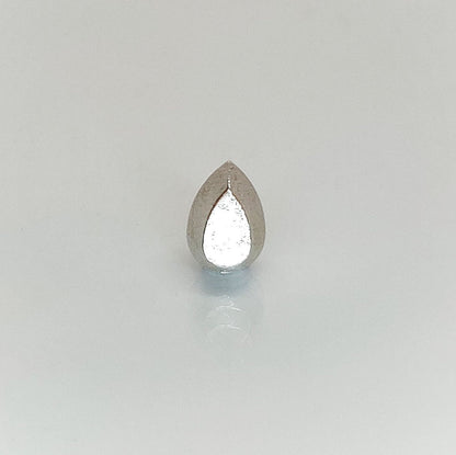 8x5mm Pear Cut Gemstone Rubover Sterling Silver Bezel Setting