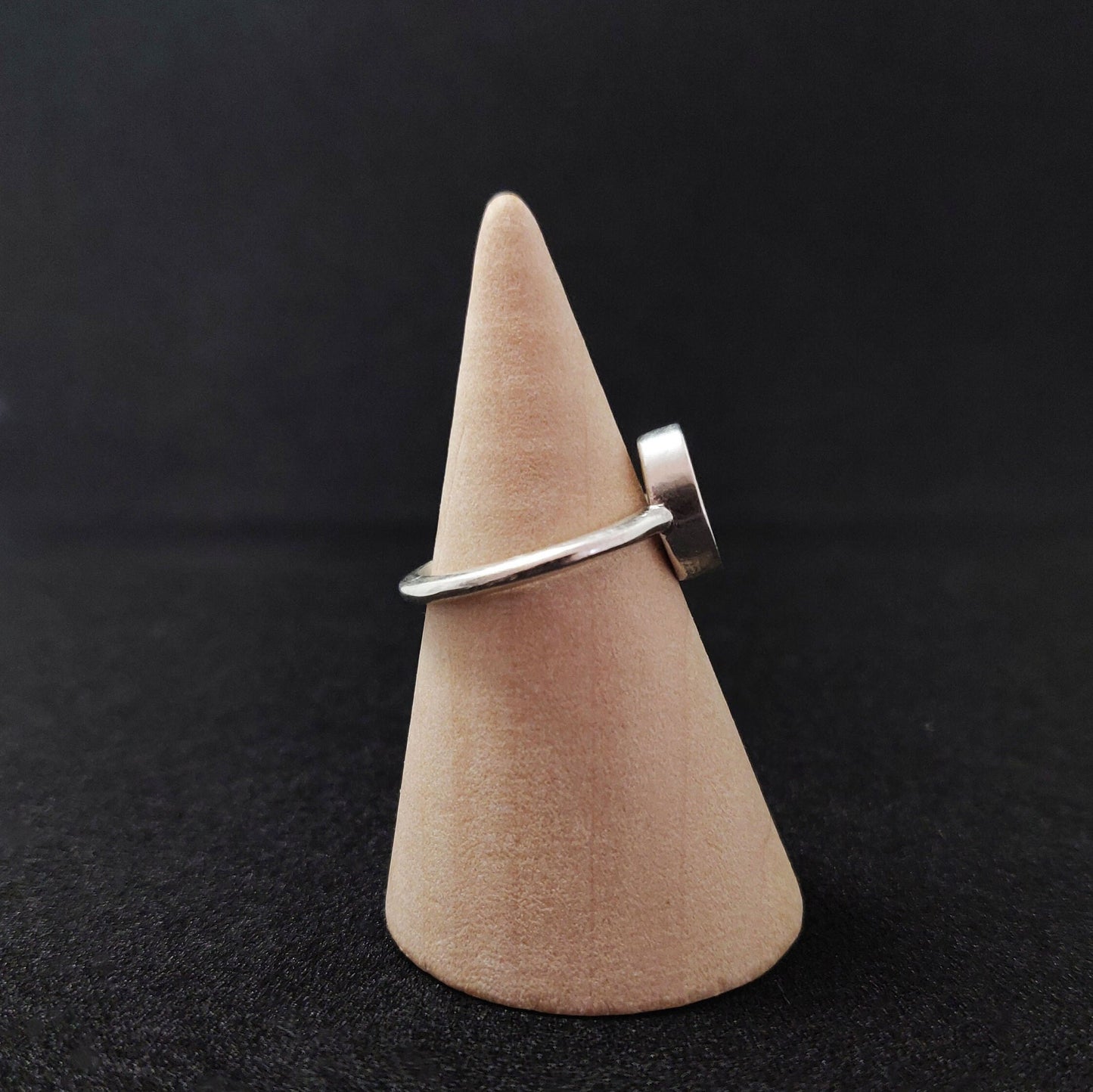 Sterling Silver Oval Cabochon Ring Setting, Jewelry Making Supply