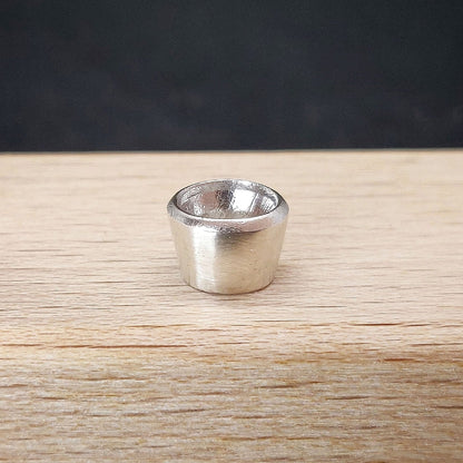 Recycled Sterling Silver 6mm Bezel Setting for Round Gemstone