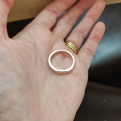Sterling Silver Curved Profile Casting Ring for Jewelry Making Supplies