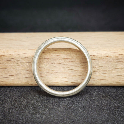 Sterling Silver Cornice Profile Ring Blank for DIY Jewelry Wedding Band Component
