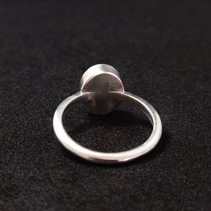 Sterling Silver Oval Cabochon Ring Setting, Jewelry Making Supply