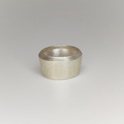 8x6mm Silver Oval Cut Gemstone Rubover Setting. Cast Recycled Silver Oval Bezel. Jewelry Making Supplies. Make Your Own Jewelry.
