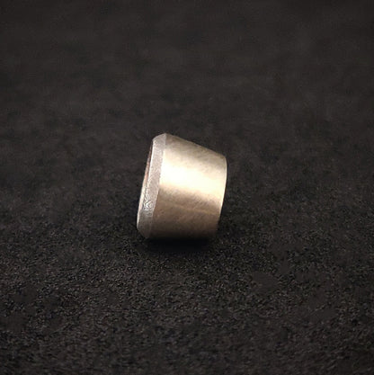 8x6mm Silver Oval Cut Gemstone Rubover Setting. Cast Recycled Silver Oval Bezel. Jewelry Making Supplies. Make Your Own Jewelry.