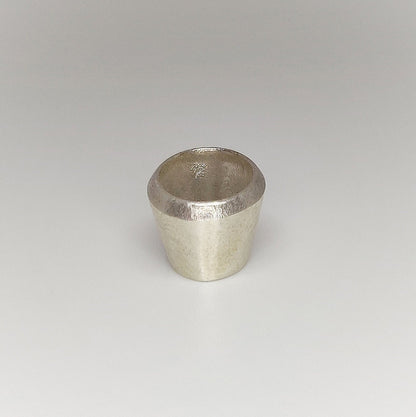 Recycled Silver 10x8mm Oval Gemstone Bezel Setting, Jewelry Making Supply
