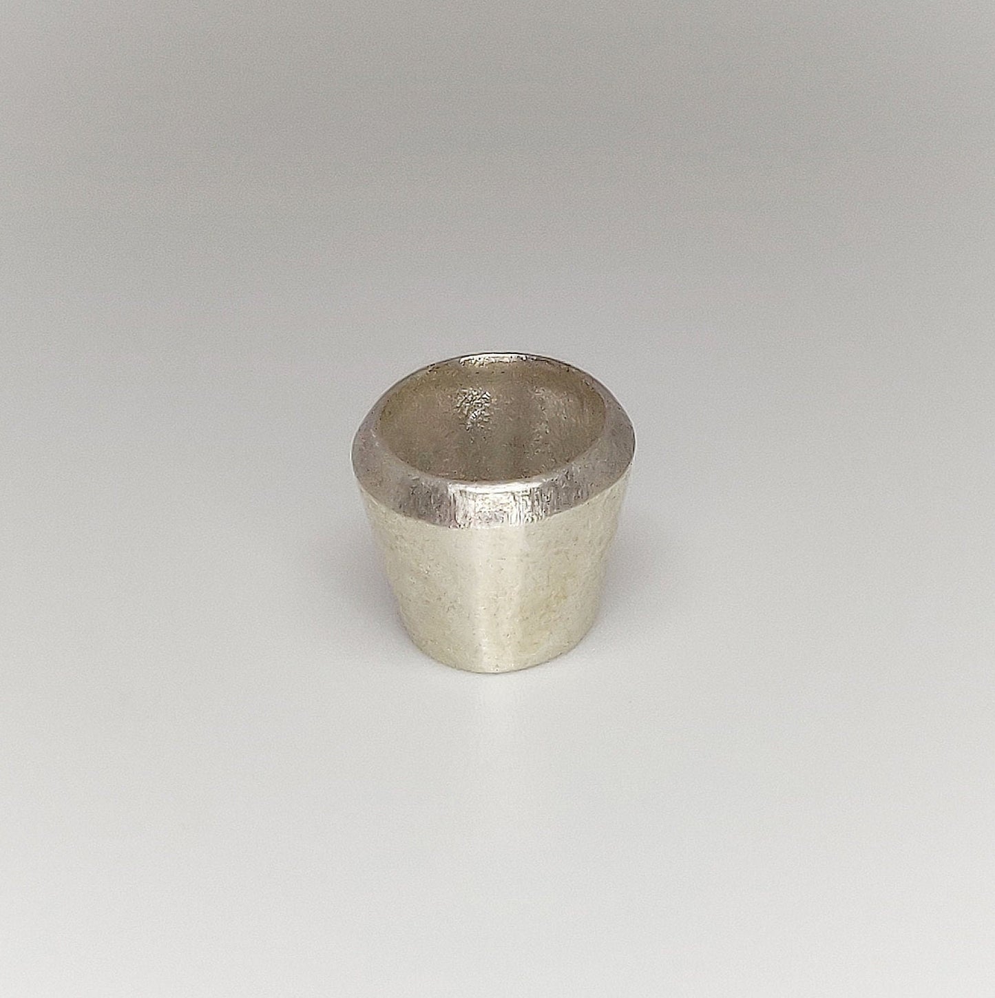 Recycled Silver 11x9mm Oval Gemstone Bezel Setting, DIY Jewelry Supplies