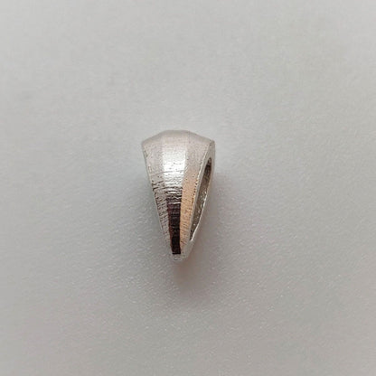 Chamfer Style Sterling Silver Pendant Bail Finding for Necklace and Jewelry Making
