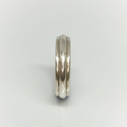 Sterling Silver Cornice Profile Ring Blank for DIY Jewelry Wedding Band Component