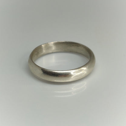 Comfort Fit Sterling Silver Ring Blank for Custom Wedding Bands