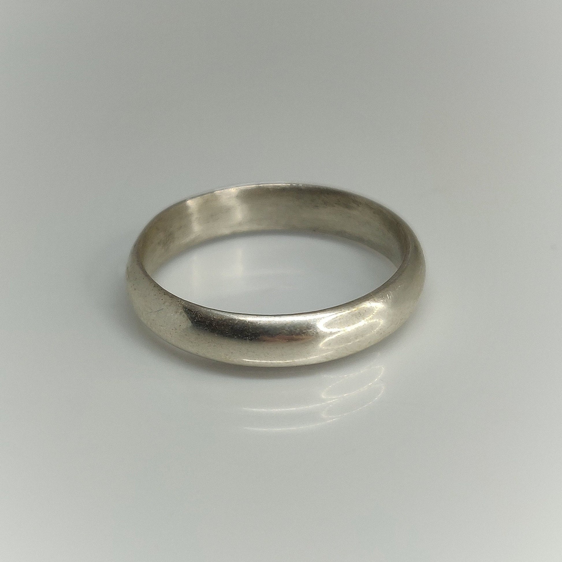 Comfort Fit Sterling Silver Ring Blank for Custom Wedding Bands