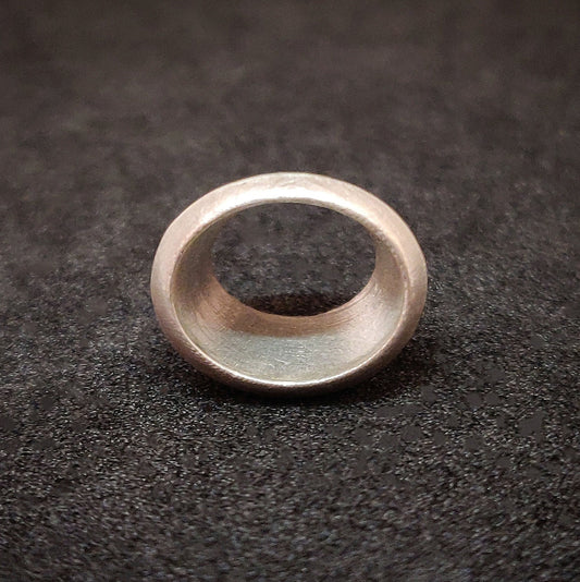 11x9mm Silver Oval Cut Gemstone Rubover Setting. Cast Recycled Silver Oval Bezel. Jewelry Making Supplies. Make Your Own Jewelry.