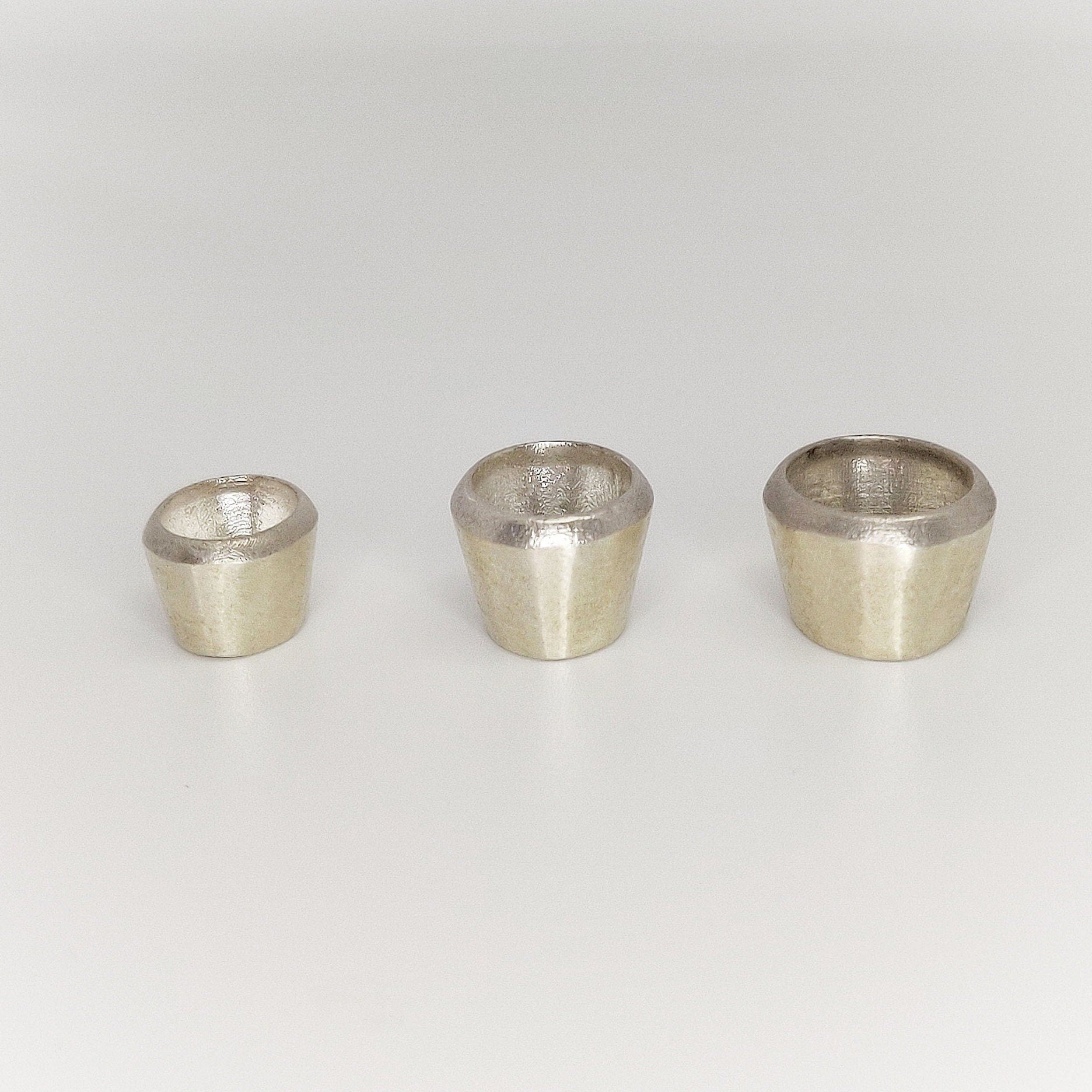 10x8mm Silver Oval Cut Gemstone Rubover Setting. Cast Recycled Silver Oval Bezel. Jewelry Making Supplies. Make Your Own Jewelry.