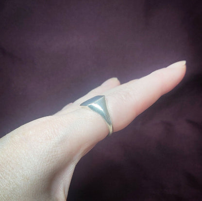 12mm Square Cushion Signet Ring for Jewelry Making, Engraving and Gem Setting