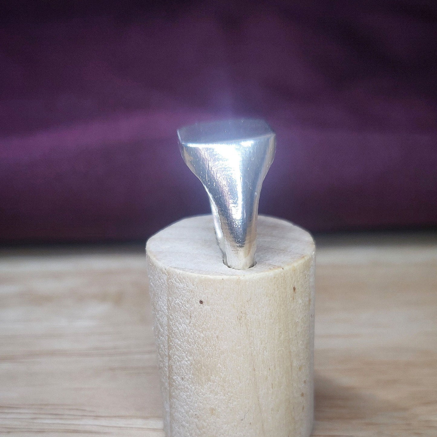 12mm Square Cushion Signet Ring for Jewelry Making, Engraving and Gem Setting