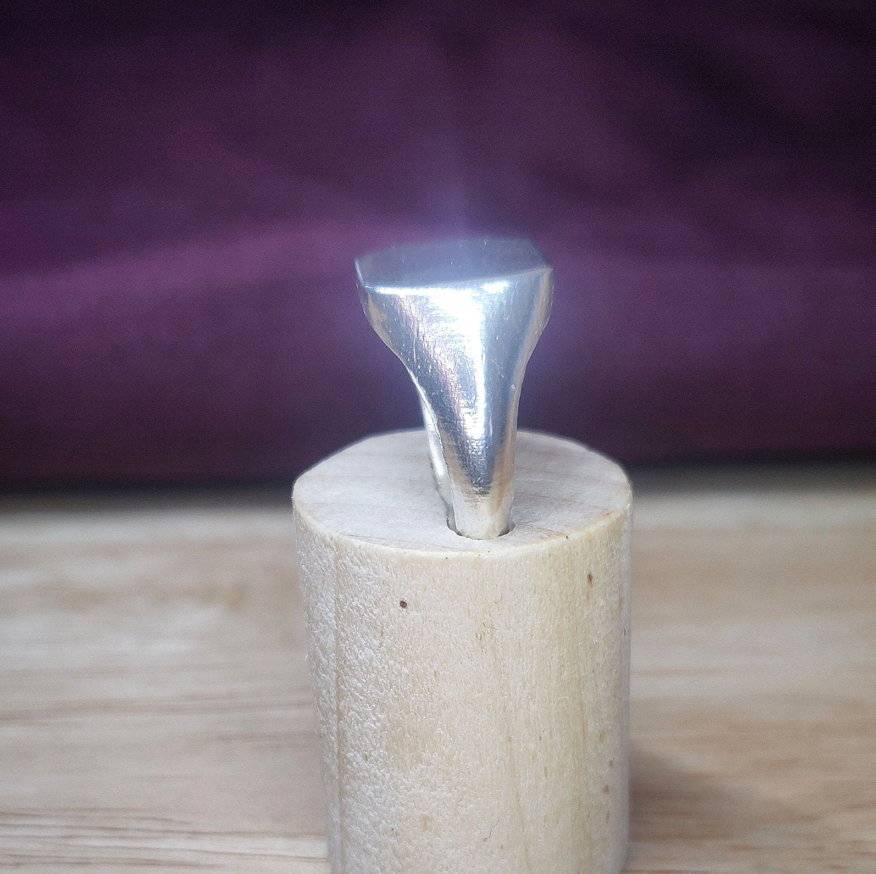 12mm Square Cushion Signet Ring for Jewelry Making, Engraving and Gem Setting