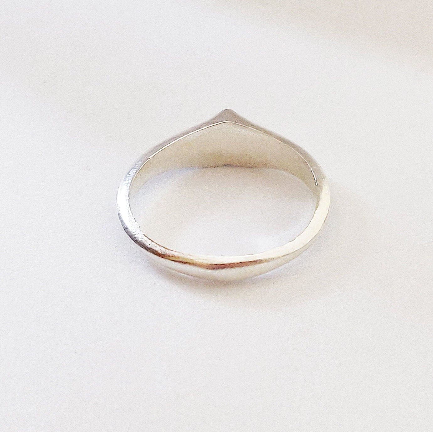 5mm Heart Signet Ring for Jewelry Making, Engraving and Gem Setting