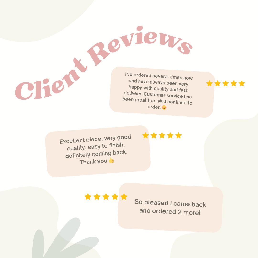 Client reviews on silver signet rings.