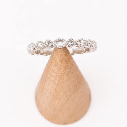 Argentium silver memorial ring with space for gemstones and marquise bezel settings for memorial resin.