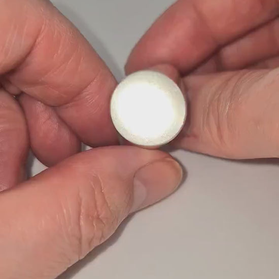 16mm Heavy Round Silver Signet Ring for Jewelry Crafting, Engraving or Gem Setting