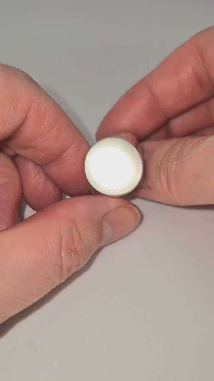 16mm Heavy Round Silver Signet Ring for Jewelry Crafting, Engraving or Gem Setting