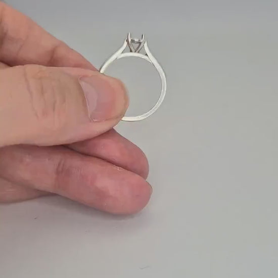 Round Cathedral Claw Setting Ring 5mm. Ready for Jewellery Making.